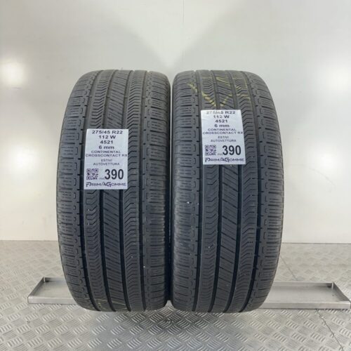 Pneumatici Usati 275 45 R22 112W Continental CrossContact RX 85% Estive