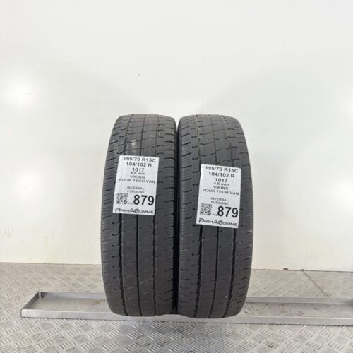 Gomme Usate 195 70 R15C 104 102R Viking Four Tech Van Invernali