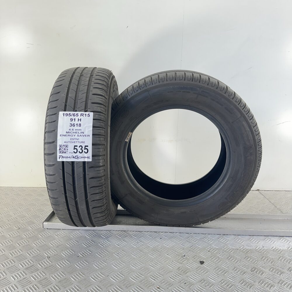 Pneumatici Usati 195 65 R15 91H Michelin Energy Saver Estive | Gomme Usate | PrimaGomme.it Pneumatici Usati 195 65 R15 91H Michelin Energy Saver Estive - immagine 4