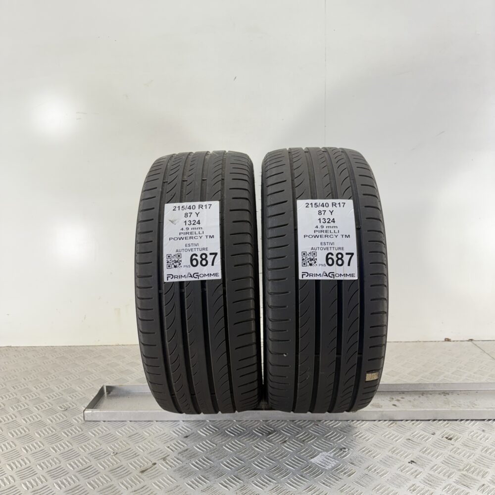 Pneumatici Usati 215 40 R17 87Y Pirelli Powercy TM 71% Estive | Gomme Usate | PrimaGomme.it Pneumatici Usati 215 40 R17 87Y Pirelli Powercy TM 71% Estive