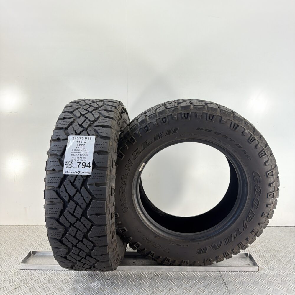 Pneumatici Usati 225 70 R18 116Q Goodyear Wrangler Duratrac 100% Quattro Stagioni | Gomme Usate | PrimaGomme.it Pneumatici Usati 225 70 R18 116Q Goodyear Wrangler Duratrac 100% Quattro Stagioni - immagine 5