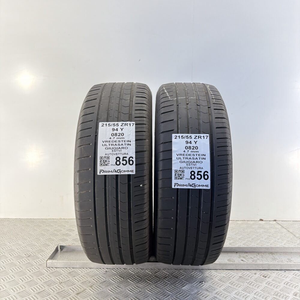 Pneumatici Usati 215 55 R17 94Y Vredestein Ultrasantin Giugiaro Estive | Gomme Usate | PrimaGomme.it Pneumatici Usati 215 55 R17 94Y Vredestein Ultrasantin Giugiaro Estive