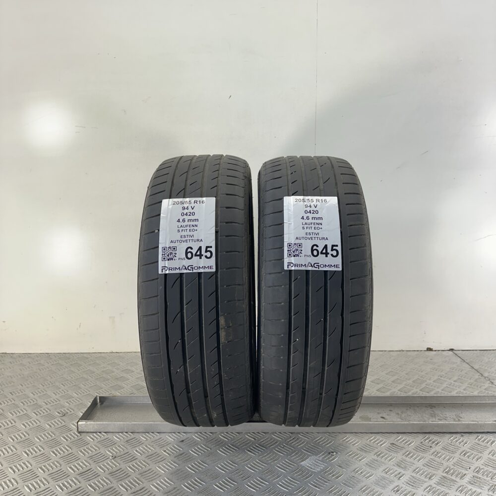 Pneumatici Usati 205 55 R16 94V Laufenn S Fit EO+ Estive | Gomme Usate | PrimaGomme.it Pneumatici Usati 205 55 R16 94V Laufenn S Fit EO+ Estive