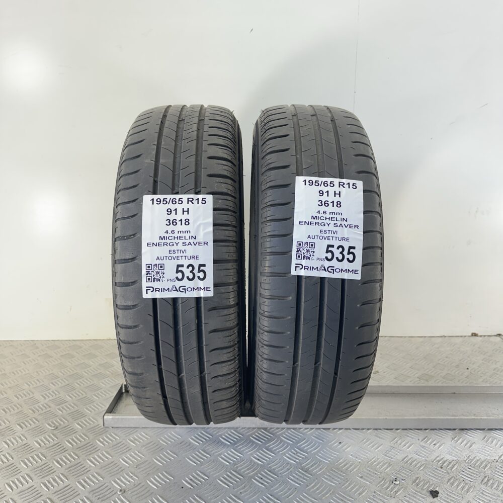 Pneumatici Usati 195 65 R15 91H Michelin Energy Saver Estive | Gomme Usate | PrimaGomme.it Pneumatici Usati 195 65 R15 91H Michelin Energy Saver Estive