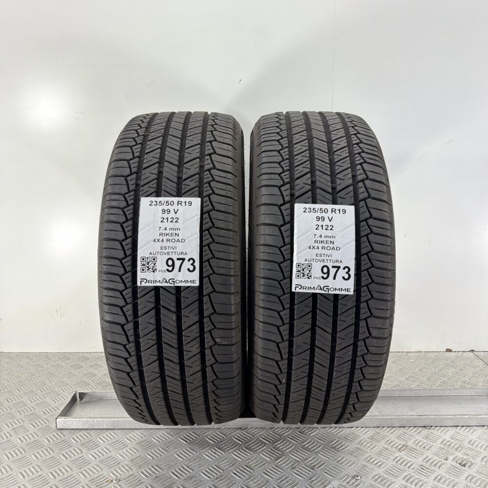 Pneumatici Usati 235 50 R19 99V Riken 4x4 Road 99% Estive | Gomme Usate | PrimaGomme.it Pneumatici Usati 235 50 R19 99V Riken 4x4 Road 99% Estive