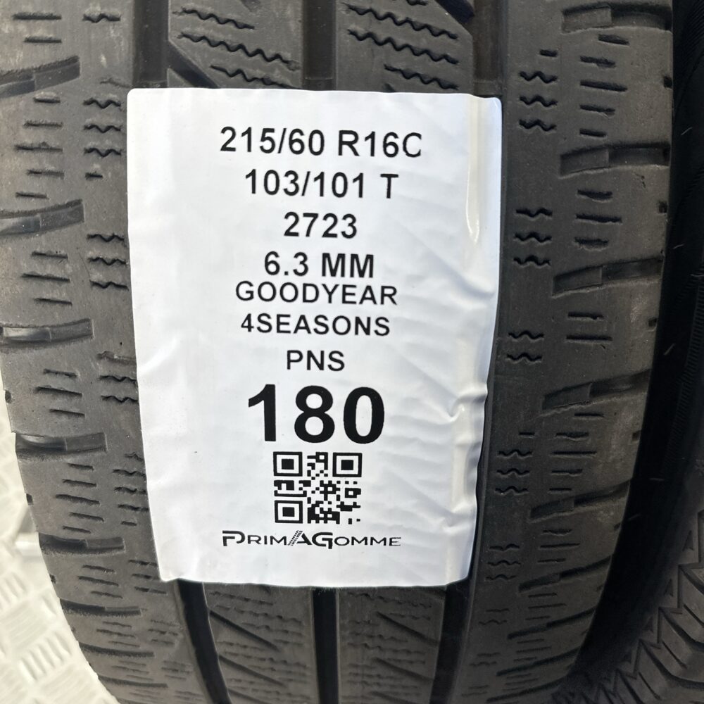Pneumatici Usati 215 60 R16C 103T Goodyear 4Seasons 90% Quattro Stagioni | Gomme Usate | PrimaGomme.it Pneumatici Usati 215 60 R16C 103T Goodyear 4Seasons 90% Quattro Stagioni - immagine 3