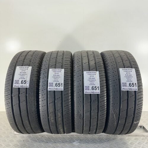 Pneumatici Usati 235 65 R16C 115/113R Continental Vanco 2 83% Estive