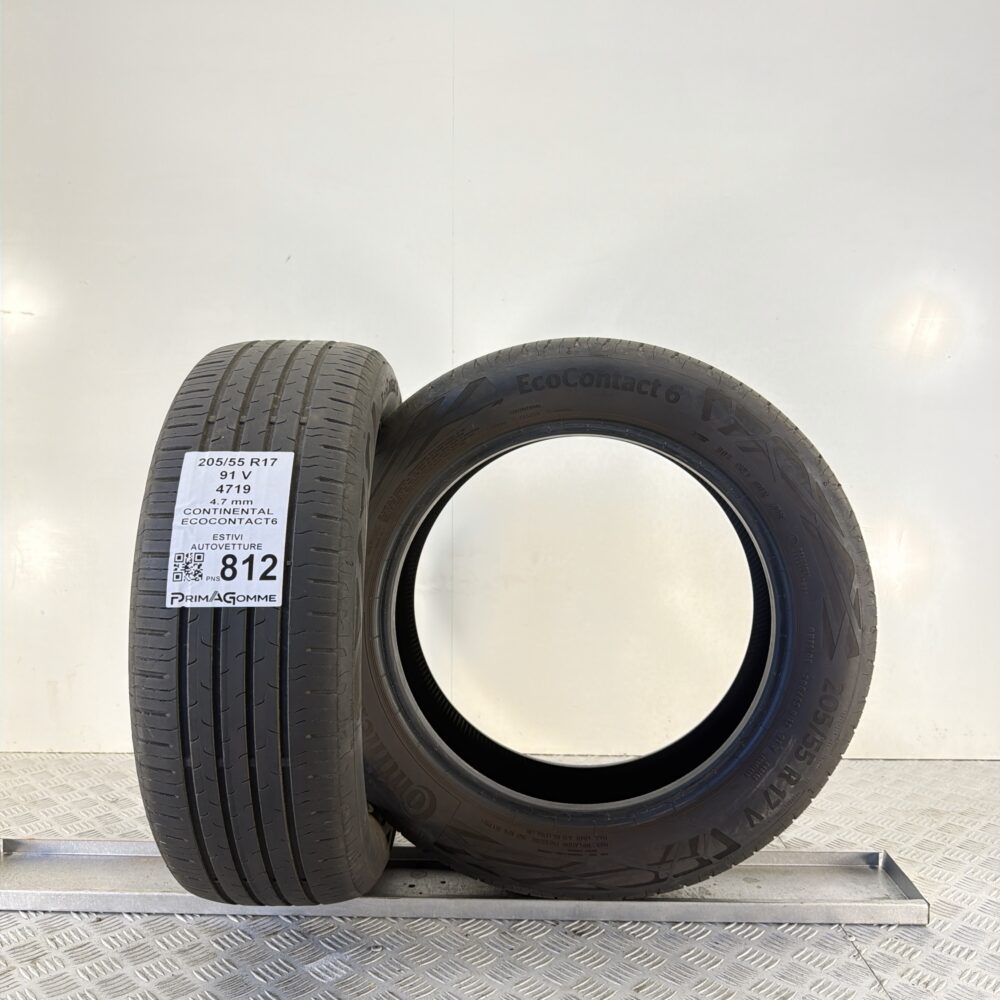Pneumatici Usati 205 55 R17 91V Continental Ecocontact6 Estive | Gomme Usate | PrimaGomme.it Pneumatici Usati 205 55 R17 91V Continental Ecocontact6 Estive - immagine 4