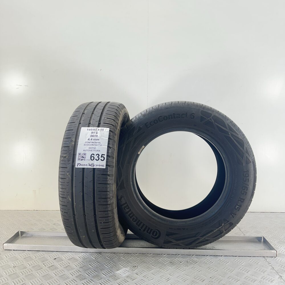 Pneumatici Usati 195 65 R15 91V Continental Ecocontact 6 Estive | Gomme Usate | PrimaGomme.it Pneumatici Usati 195 65 R15 91V Continental Ecocontact 6 Estive - immagine 4
