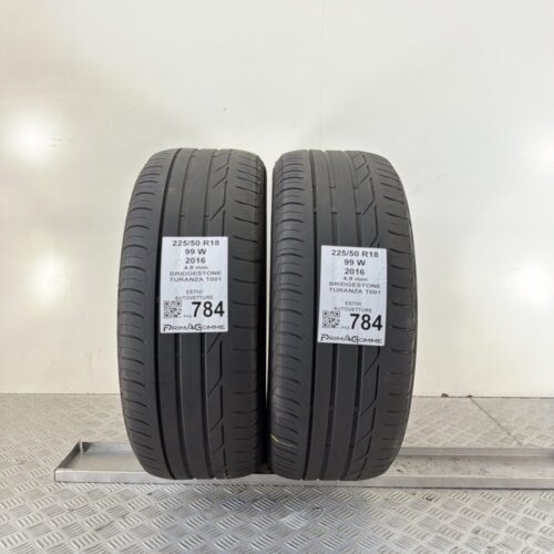 Pneumatici Usati 225 50 R18 99W Bridgestone Turanza T001 Estive
