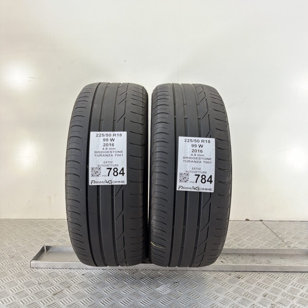 Pneumatici Usati 225 50 R18 99W Bridgestone Turanza T001 Estive | Gomme Usate | PrimaGomme.it Pneumatici Usati 225 50 R18 99W Bridgestone Turanza T001 Estive