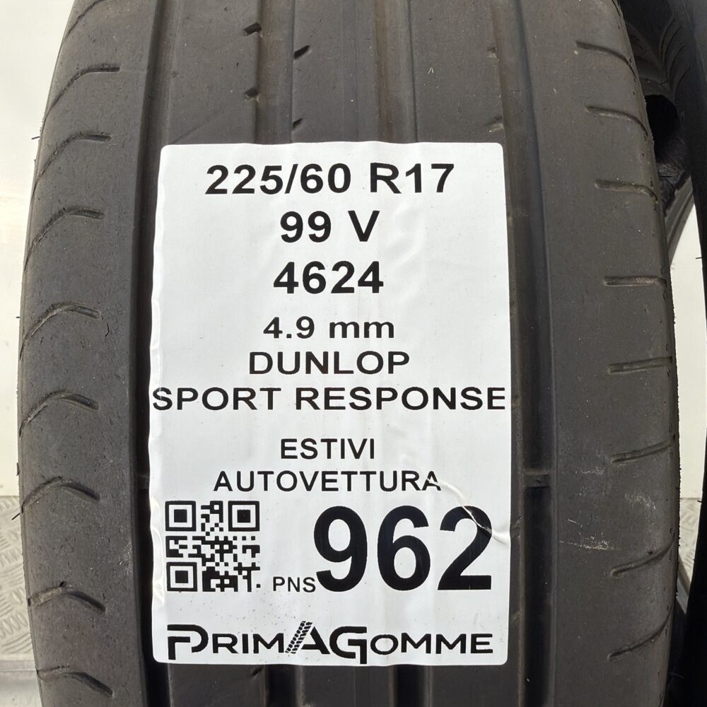 Pneumatici Usati 225 60 R17 99V Dunlop Sport Response 71% Estive | Gomme Usate | PrimaGomme.it Pneumatici Usati 225 60 R17 99V Dunlop Sport Response 71% Estive - immagine 3