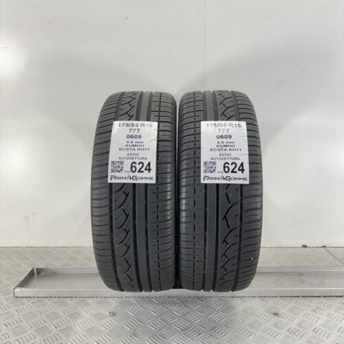 Pneumatici Usati 175 55 R15 77T Kumho Ecsta KH11 80% Estive