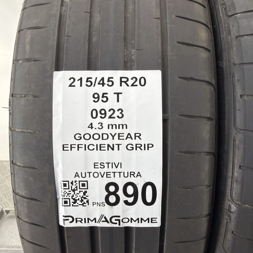 Pneumatici Usati 215 45 R20 95T Goodyear Efficient Grip Estive | Gomme Usate | PrimaGomme.it Pneumatici Usati 215 45 R20 95T Goodyear Efficient Grip Estive - immagine 3