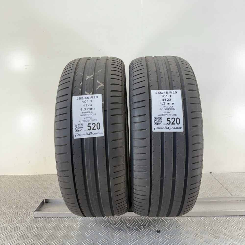 Pneumatici Usati 255 45 R20 101T Pirelli Scorpion Estive | Gomme Usate | PrimaGomme.it Pneumatici Usati 255 45 R20 101T Pirelli Scorpion Estive