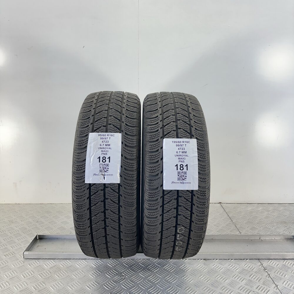 Pneumatici Usati 195 60 R16C 99/97T Uniroyal MAX3 95% Invernali | Gomme Usate | PrimaGomme.it Pneumatici Usati 195 60 R16C 99/97T Uniroyal MAX3 95% Invernali