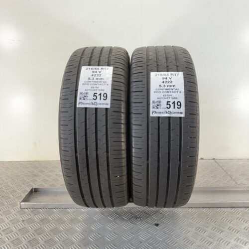 Pneumatici Usati 215 55 R17 94V Continental Eco Contact 6 76% Estive