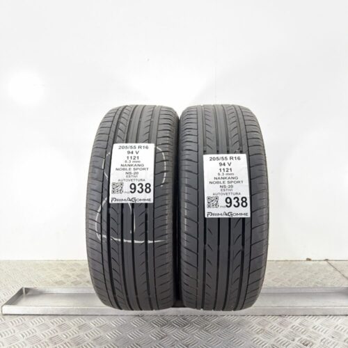 Pneumatici Usati 205 55 R16 94V Nankang Noble Sport NS-20 76% Estive