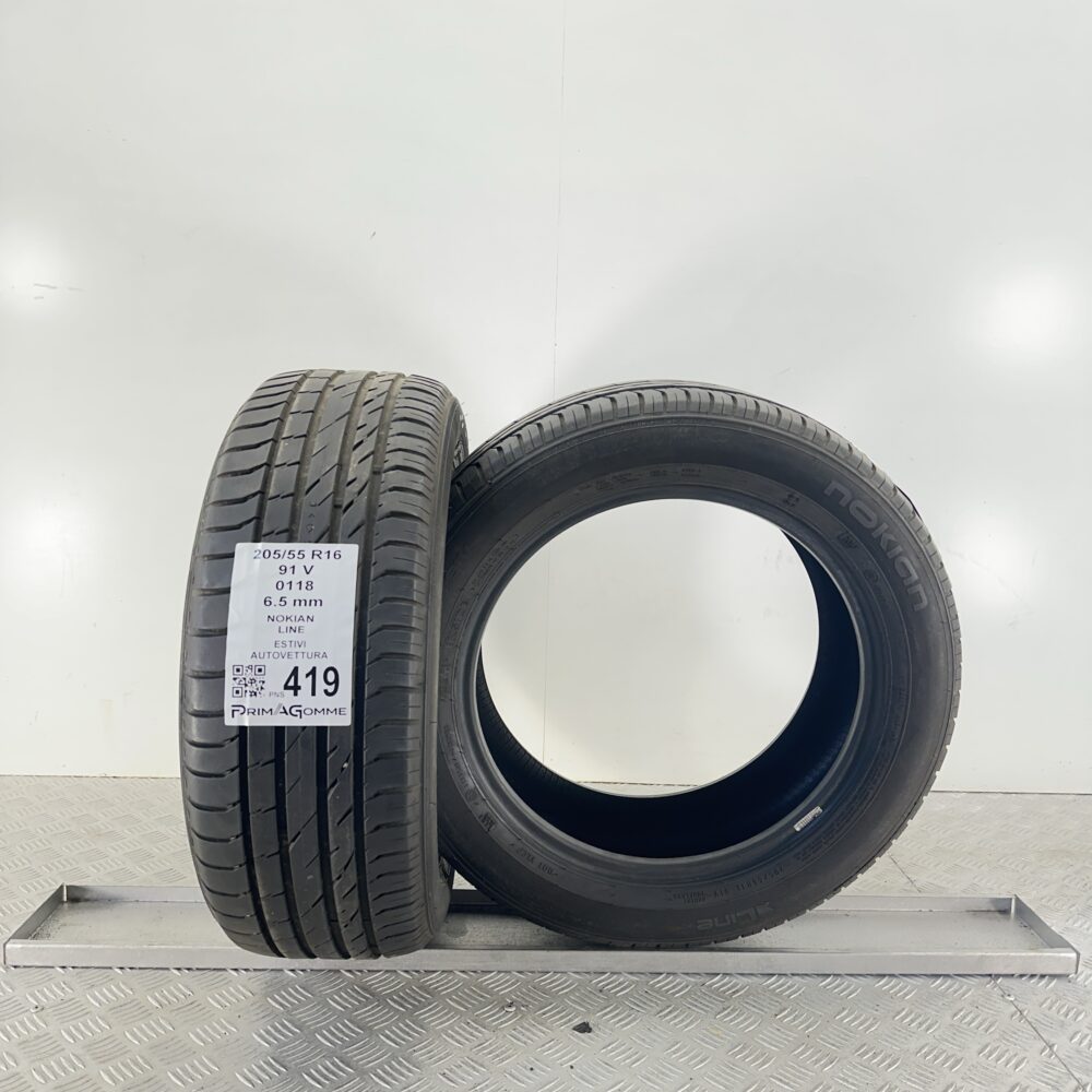 Pneumatici Usati 205 55 R16 91V Nokian Line 93% Estive | Gomme Usate | PrimaGomme.it Pneumatici Usati 205 55 R16 91V Nokian Line 93% Estive - immagine 4