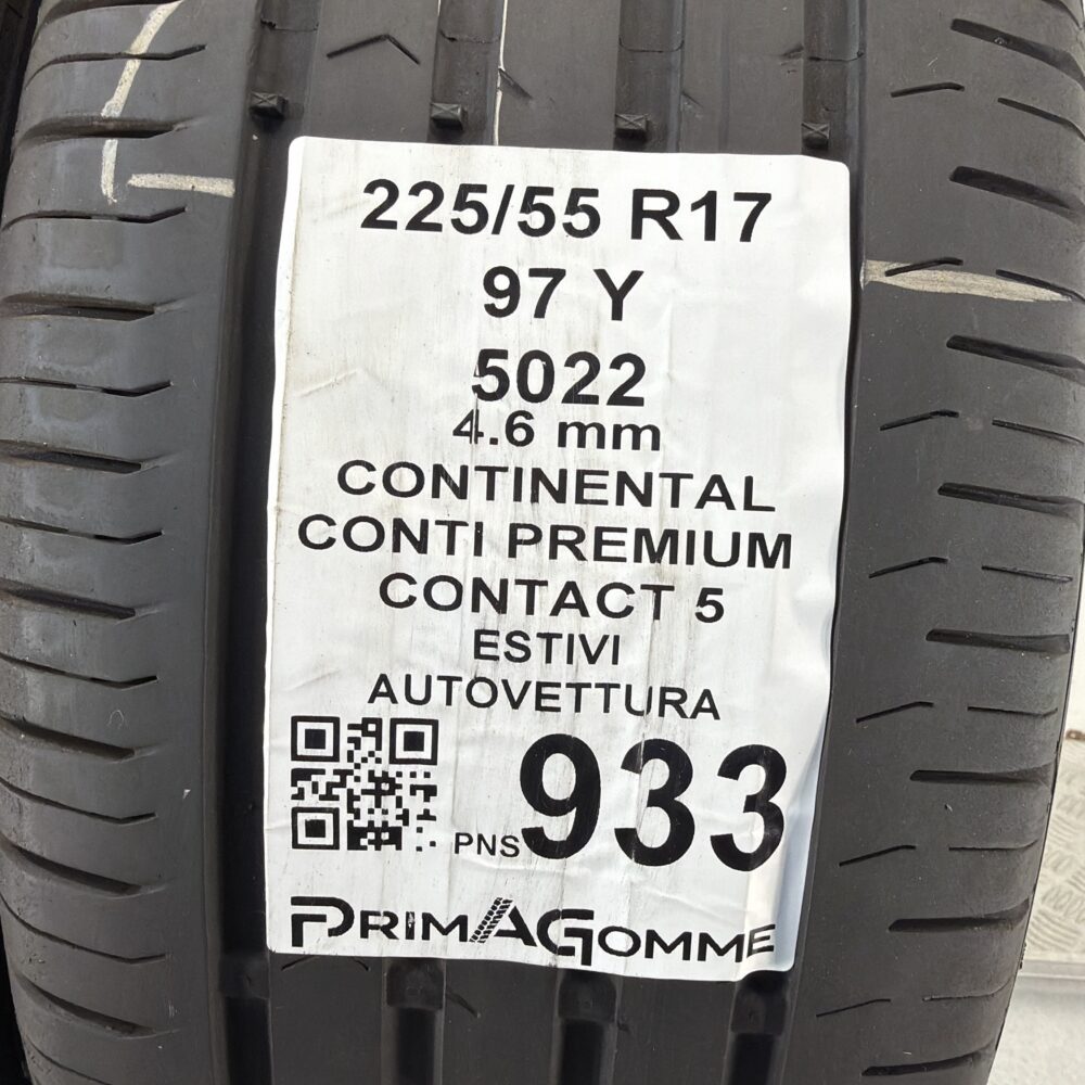 Pneumatici Usati 225 55 R17 97Y Continental ContiPremiumContact 5 Estive | Gomme Usate | PrimaGomme.it Pneumatici Usati 225 55 R17 97Y Continental ContiPremiumContact 5 Estive - immagine 3