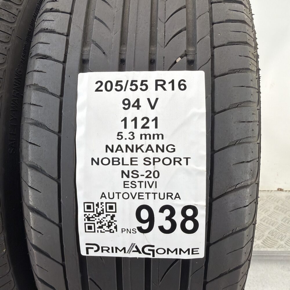 Pneumatici Usati 205 55 R16 94V Nankang Noble Sport NS-20 76% Estive | Gomme Usate | PrimaGomme.it Pneumatici Usati 205 55 R16 94V Nankang Noble Sport NS-20 76% Estive - immagine 3