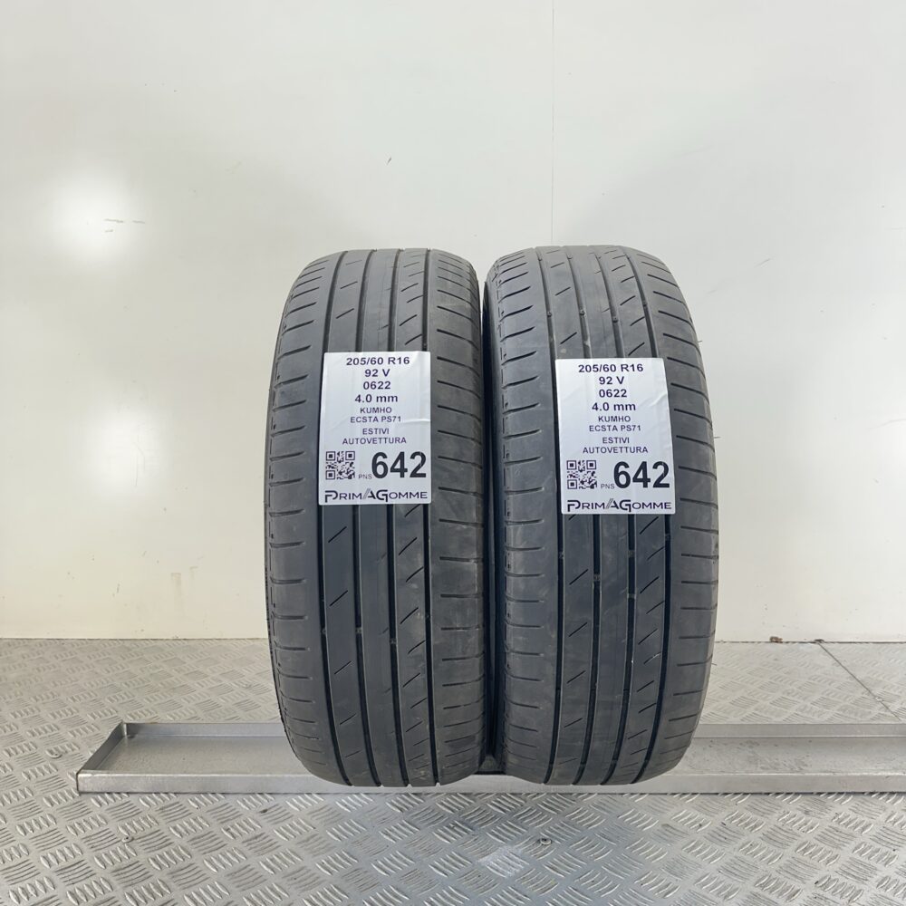 Pneumatici Usati 205 60 R16 92V Kumho Ecsta PS71 Estive | Gomme Usate | PrimaGomme.it Pneumatici Usati 205 60 R16 92V Kumho Ecsta PS71 Estive