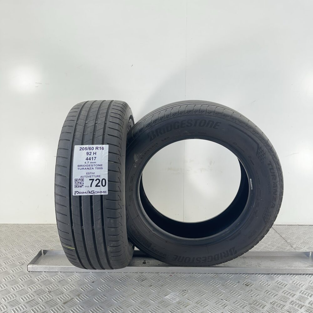 Pneumatici Usati 205 60 R16 92H Bridgestone Turanza T005 Estive | Gomme Usate | PrimaGomme.it Pneumatici Usati 205 60 R16 92H Bridgestone Turanza T005 Estive - immagine 5