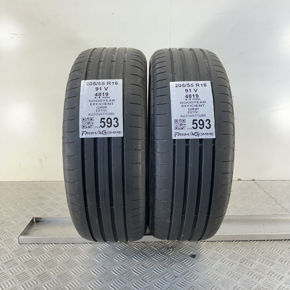 Pneumatici Usati 205 55 R16 91V Goodyear Efficient Grip Estive | Gomme Usate | PrimaGomme.it Pneumatici Usati 205 55 R16 91V Goodyear Efficient Grip Estive