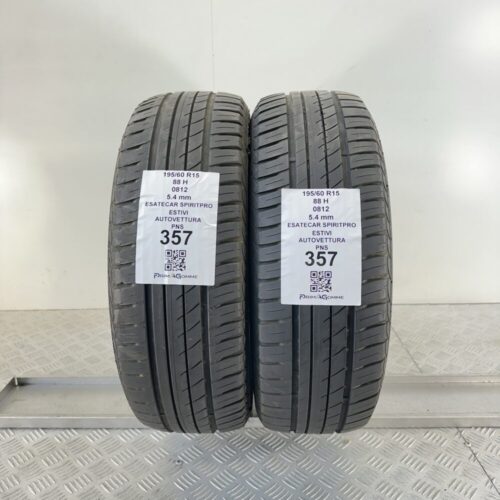 Pneumatici Usati 195 60 R15 88H Esatecar Spiritpro 77% Estive