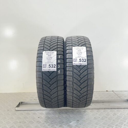Pneumatici Usati 215 65 R16C 109/107T Michelin Agilis 99% Quattro Stagioni