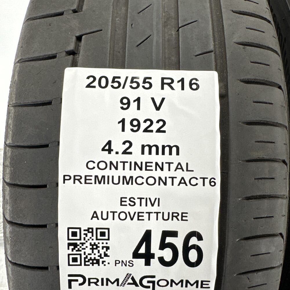 Pneumatici Usati 205 55 R16 91V Continental PremiumContact6 Estive | Gomme Usate | PrimaGomme.it Pneumatici Usati 205 55 R16 91V Continental PremiumContact6 Estive - immagine 3