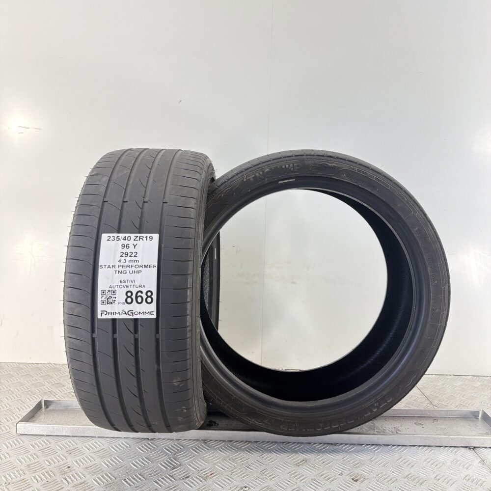 Pneumatici Usati 235 40 ZR19 96Y Star Performer TNG UHP Estive | Gomme Usate | PrimaGomme.it Pneumatici Usati 235 40 ZR19 96Y Star Performer TNG UHP Estive - immagine 4