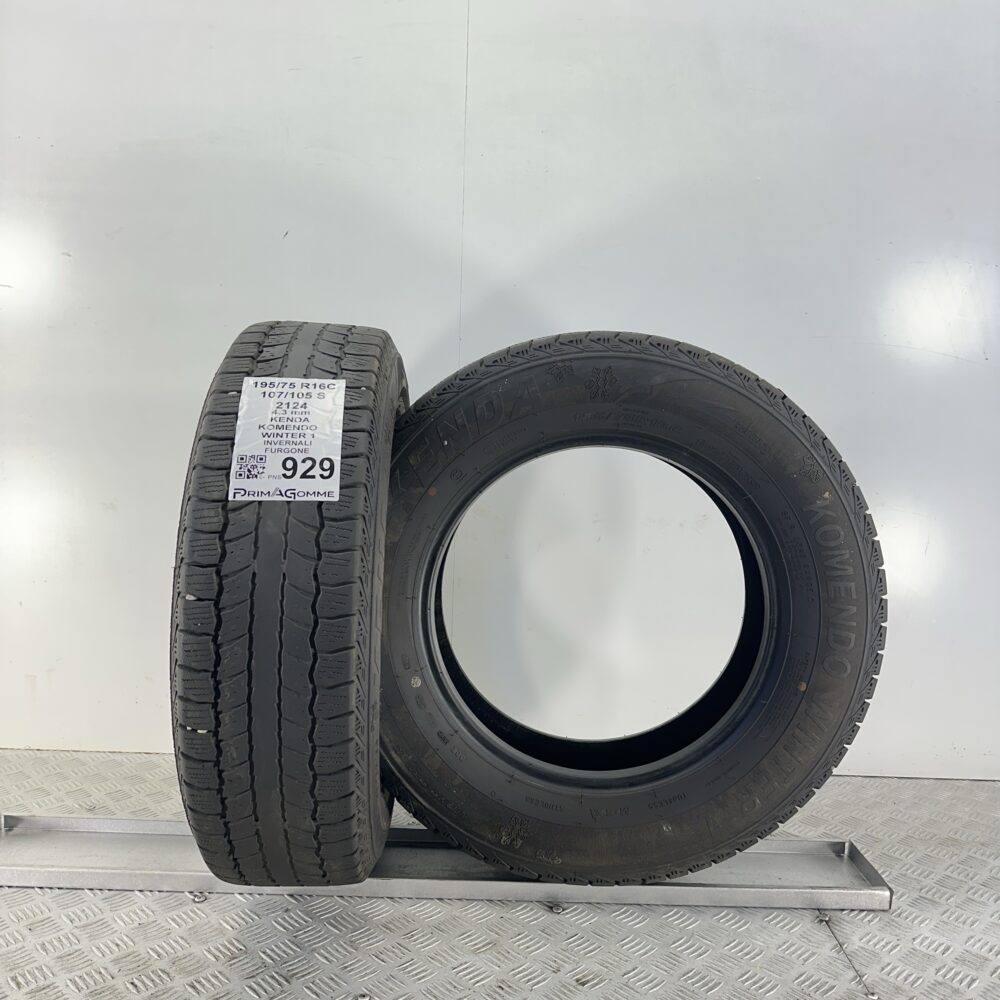 Pneumatici Usati 195 75 R16C 107 105S Kenda Komondo Winter 1 Invernali | Gomme Usate | PrimaGomme.it Pneumatici Usati 195 75 R16C 107 105S Kenda Komondo Winter 1 Invernali - immagine 4