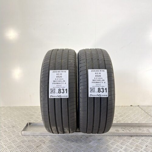 Pneumatici Usati 205 45 R16 63H Michelin Primacy 4 Estive