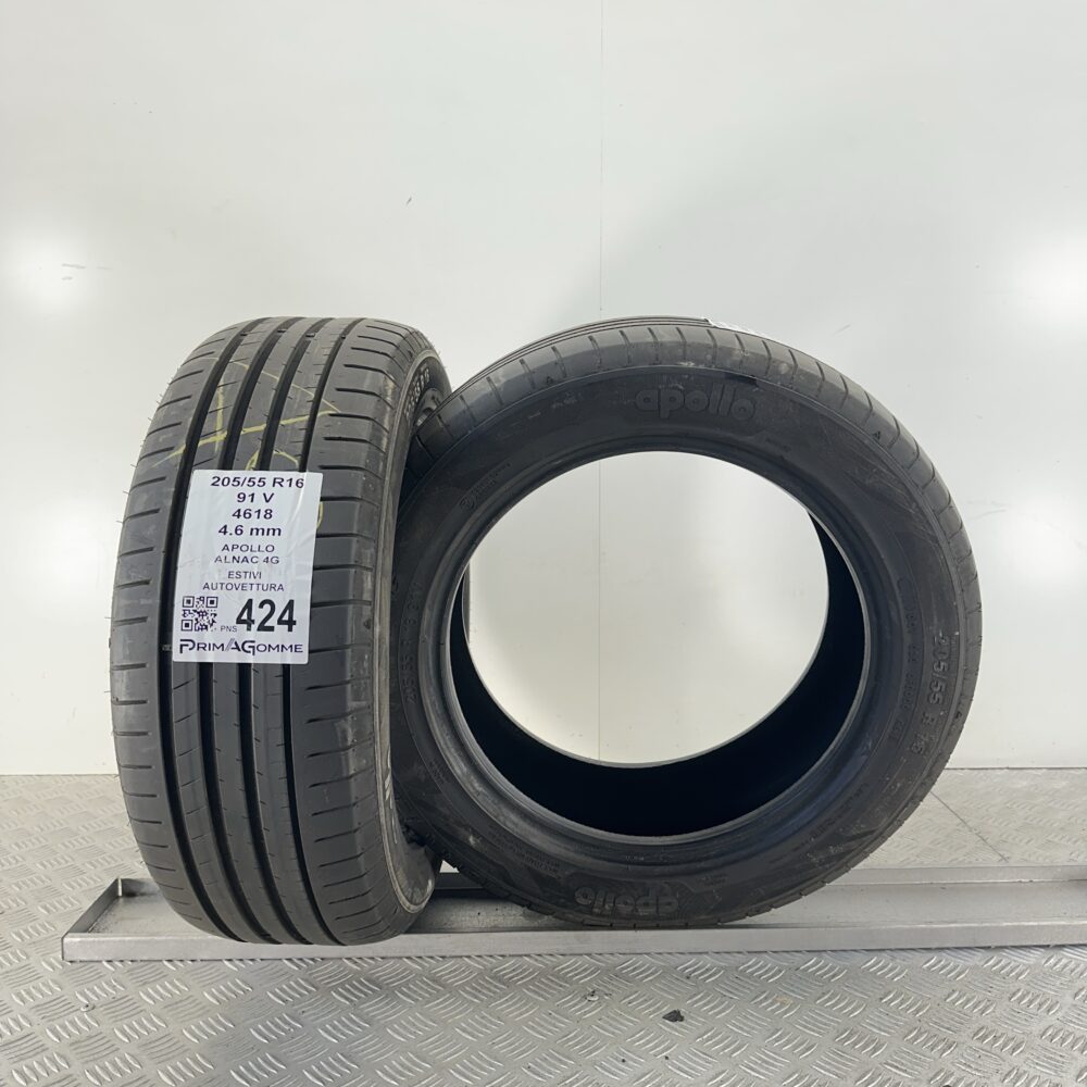 Pneumatici Usati 205 55 R16 91V Apollo Alnac 4G Estive | Gomme Usate | PrimaGomme.it Pneumatici Usati 205 55 R16 91V Apollo Alnac 4G Estive - immagine 4