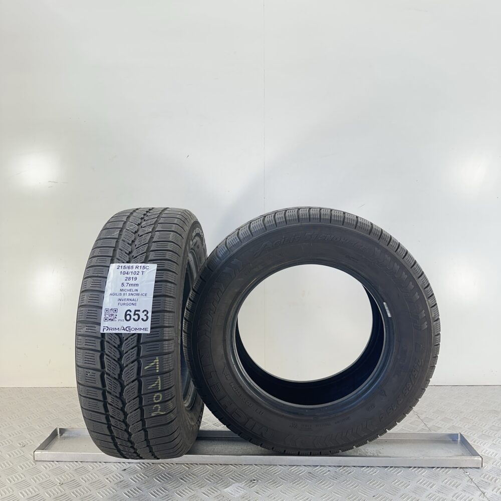 Pneumatici Usati 215 65 R15C 104/102T Michelin Agilis 51 Snow-Ice 81% Invernali | Gomme Usate | PrimaGomme.it Pneumatici Usati 215 65 R15C 104/102T Michelin Agilis 51 Snow-Ice 81% Invernali - immagine 4