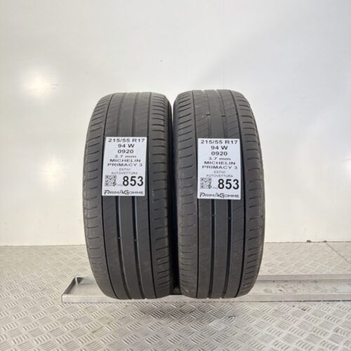 Pneumatici Usati 215 55 R17 94W Michelin Primacy 3 Estive