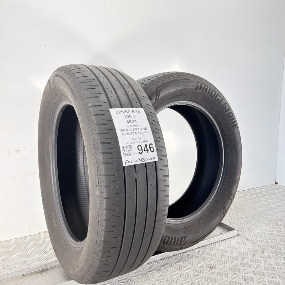 Pneumatici Usati 225 60 R18 100V Bridgestone Alenza H/L33 Estive | Gomme Usate | PrimaGomme.it Pneumatici Usati 225 60 R18 100V Bridgestone Alenza H/L33 Estive - immagine 4