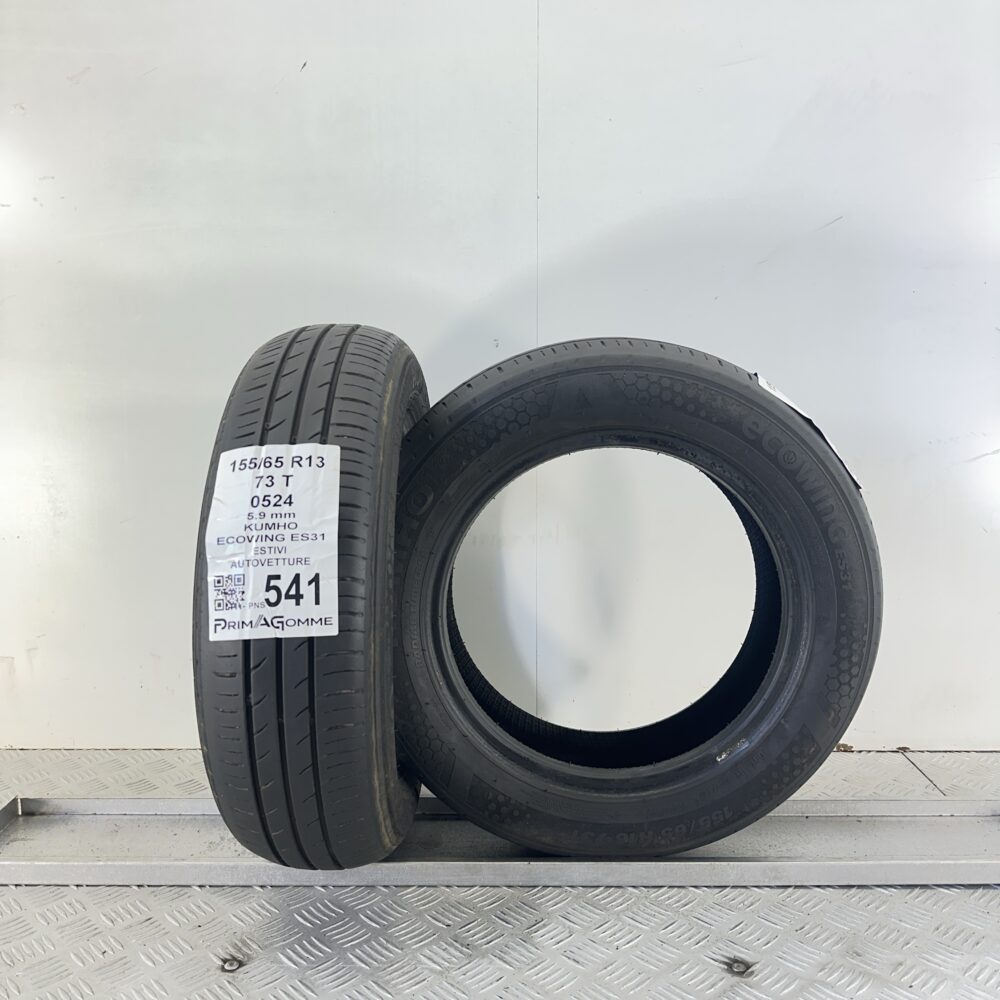Pneumatici Usati 155 65 R13 73T Kumho Ecowing ES31 84% Estive | Gomme Usate | PrimaGomme.it Pneumatici Usati 155 65 R13 73T Kumho Ecowing ES31 84% Estive - immagine 4