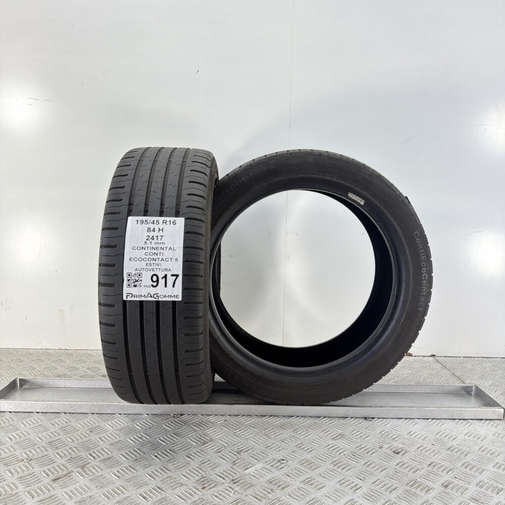 Pneumatici Usati 195 45 R16 84H Continental Ecocontact 5 73% Estive | Gomme Usate | PrimaGomme.it Pneumatici Usati 195 45 R16 84H Continental Ecocontact 5 73% Estive - immagine 5
