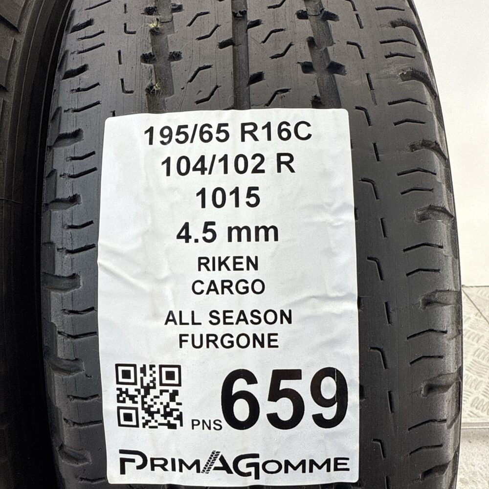 Pneumatici Usati 195 65 R16C 104/102R Riken Cargo Quattro Stagioni | Gomme Usate | PrimaGomme.it Pneumatici Usati 195 65 R16C 104/102R Riken Cargo Quattro Stagioni - immagine 3