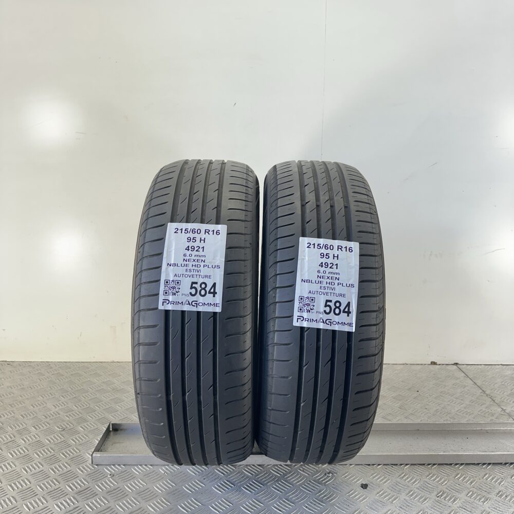 Pneumatici Usati 215 60 R16 95H Nexen NBlue HD Plus 88% Estive | Gomme Usate | PrimaGomme.it Pneumatici Usati 215 60 R16 95H Nexen NBlue HD Plus 88% Estive