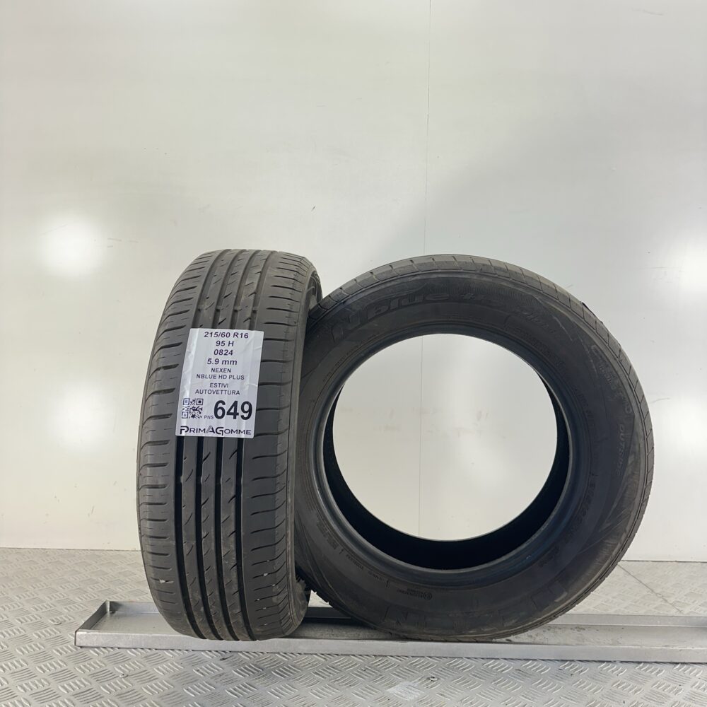 Pneumatici Usati 215 60 R16 95H Nexen Nblue HD Plus 84% Estive | Gomme Usate | PrimaGomme.it Pneumatici Usati 215 60 R16 95H Nexen Nblue HD Plus 84% Estive - immagine 4