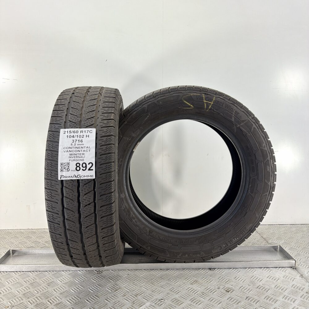 Pneumatici Usati 215 60 R17C 104/102H Continental Vancontact 70% Invernali | Gomme Usate | PrimaGomme.it Pneumatici Usati 215 60 R17C 104/102H Continental Vancontact 70% Invernali - immagine 5
