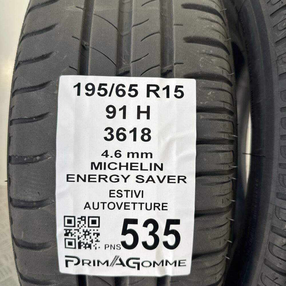Pneumatici Usati 195 65 R15 91H Michelin Energy Saver Estive | Gomme Usate | PrimaGomme.it Pneumatici Usati 195 65 R15 91H Michelin Energy Saver Estive - immagine 3