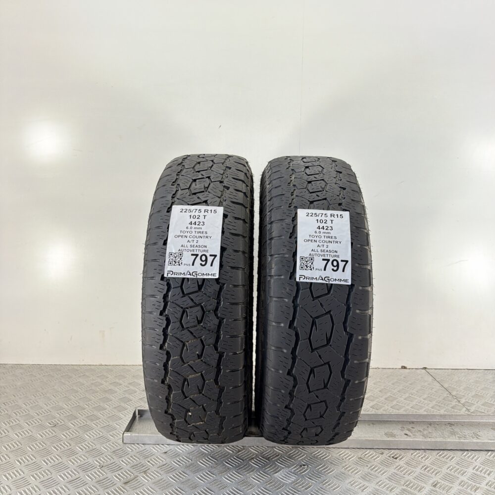 Pneumatici Usati 225 75 R15 102T Toyo Tires Open Country A/T 2 85% Quattro Stagioni | Gomme Usate | PrimaGomme.it Pneumatici Usati 225 75 R15 102T Toyo Tires Open Country A/T 2 85% Quattro Stagioni - immagine 5