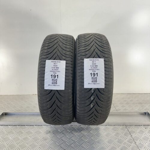Pneumatici Usati 195 60 R15 88T Kleber Krisalp HP3 77% Quattro Stagioni