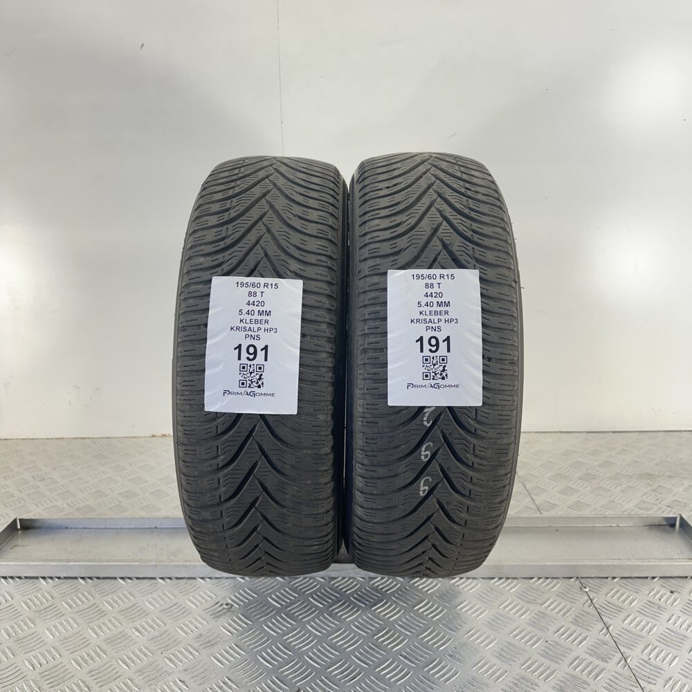 Pneumatici Usati 195 60 R15 88T Kleber Krisalp HP3 77% Quattro Stagioni | Gomme Usate | PrimaGomme.it Pneumatici Usati 195 60 R15 88T Kleber Krisalp HP3 77% Quattro Stagioni