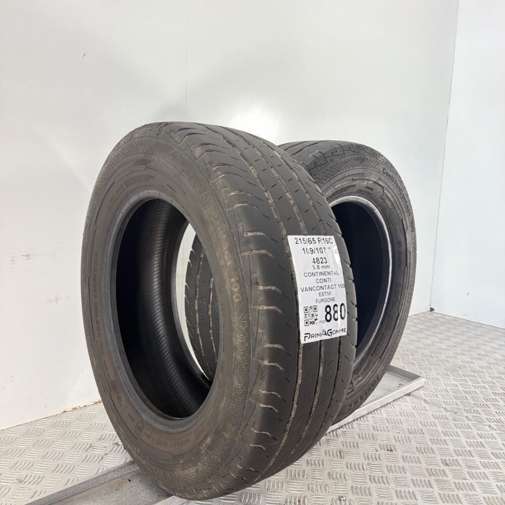Gomme Usate 215 65 R16C 109 107T Continental Vancontact 100 81% Estive | Gomme Usate | PrimaGomme.it Gomme Usate 215 65 R16C 109 107T Continental Vancontact 100 81% Estive - immagine 7