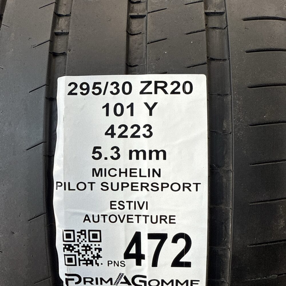 Pneumatici Usati 295 30 ZR20 101Y Michelin Pilot SuperSport 78% Estive | Gomme Usate | PrimaGomme.it Pneumatici Usati 295 30 ZR20 101Y Michelin Pilot SuperSport 78% Estive - immagine 3